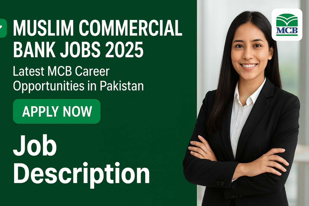 Muslim Commercial Bank Jobs 2025