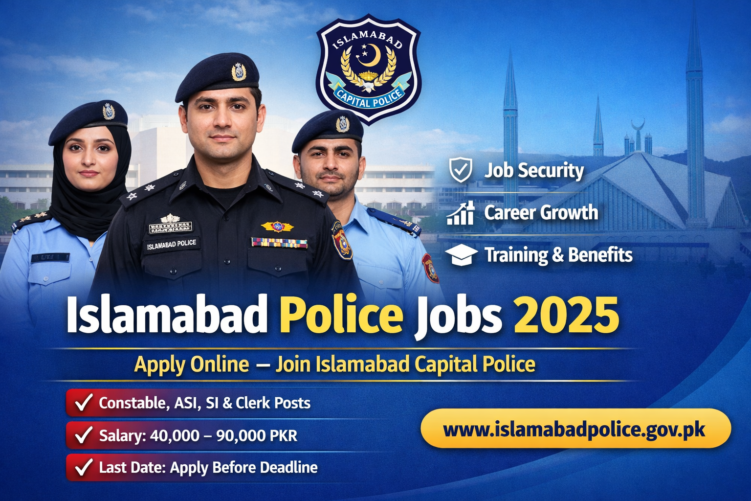 Islamabad Police Jobs 2025 Latest Advertisement | Apply Online for Islamabad Capital Police Vacancies Join Now