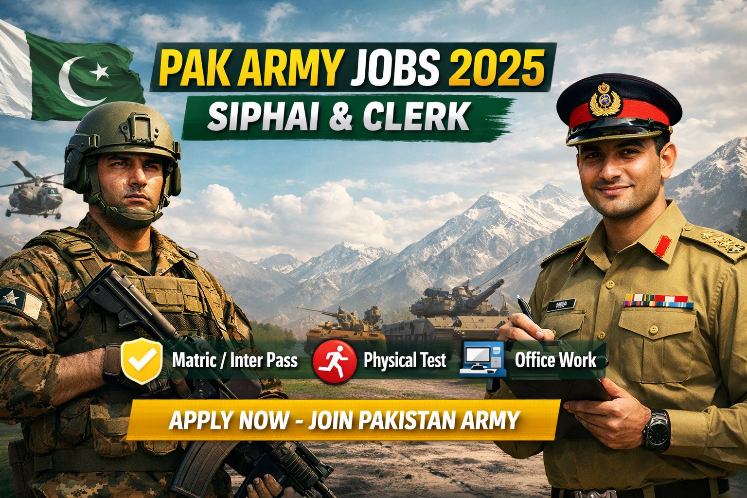 Pak Army Jobs 2025 for Siphai & Clerk | Latest Pakistan Army Recruitment 2025 Join Now