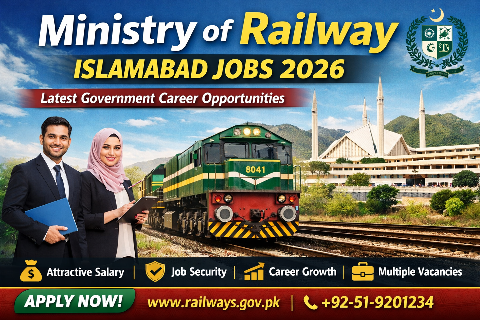 Ministry of Railway Islamabad Jobs 2026