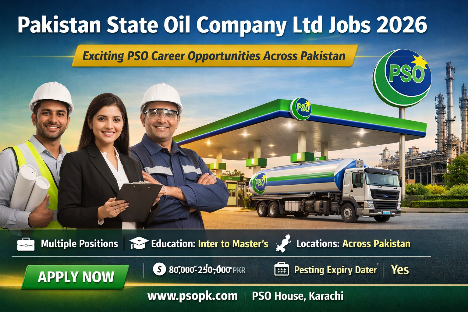 Pakistan State Oil Company Ltd Jobs 2026