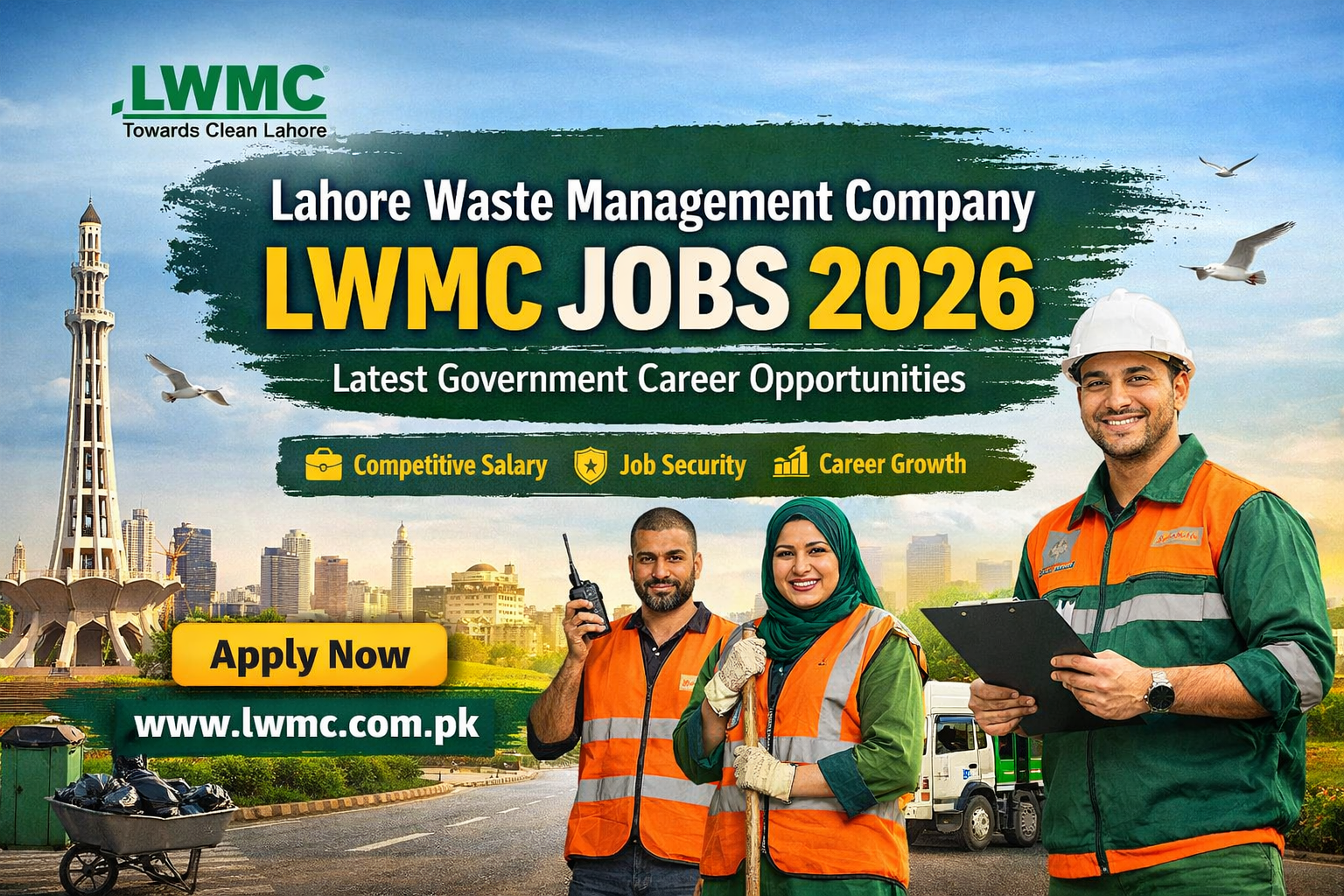 Lahore Waste Management Company (LWMC) Jobs 2026 – Latest Career Opportunities in Punjab