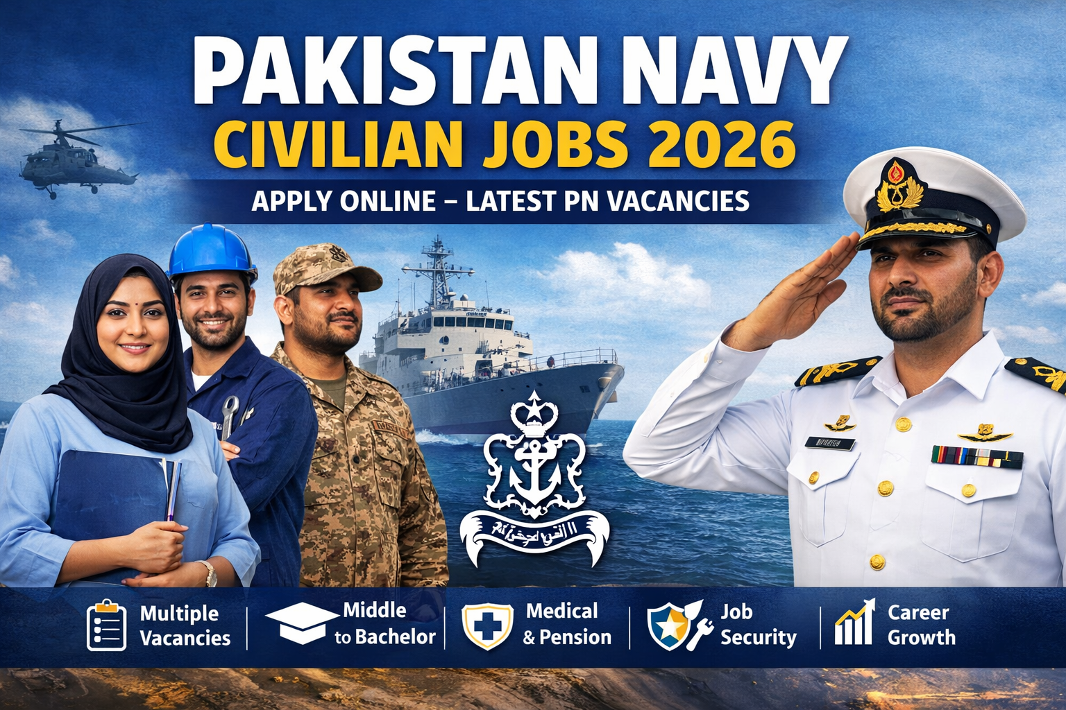 Pakistan Navy Civilian Jobs 2026
