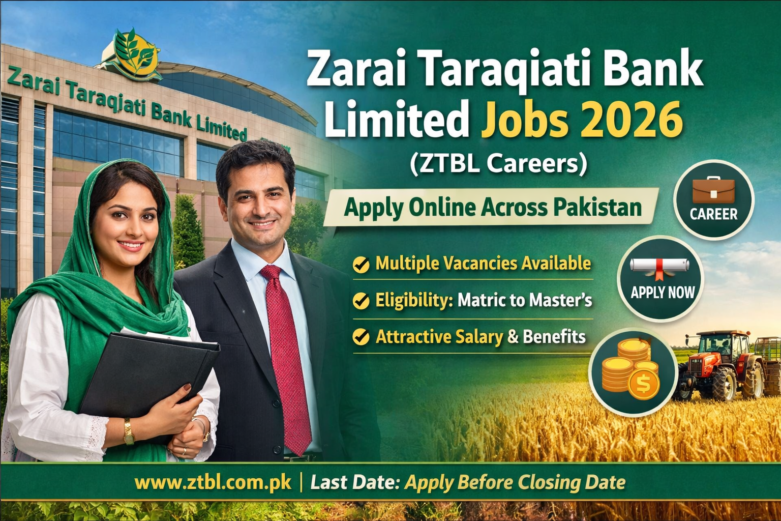 Zarai Taraqiati Bank Limited Jobs 2026