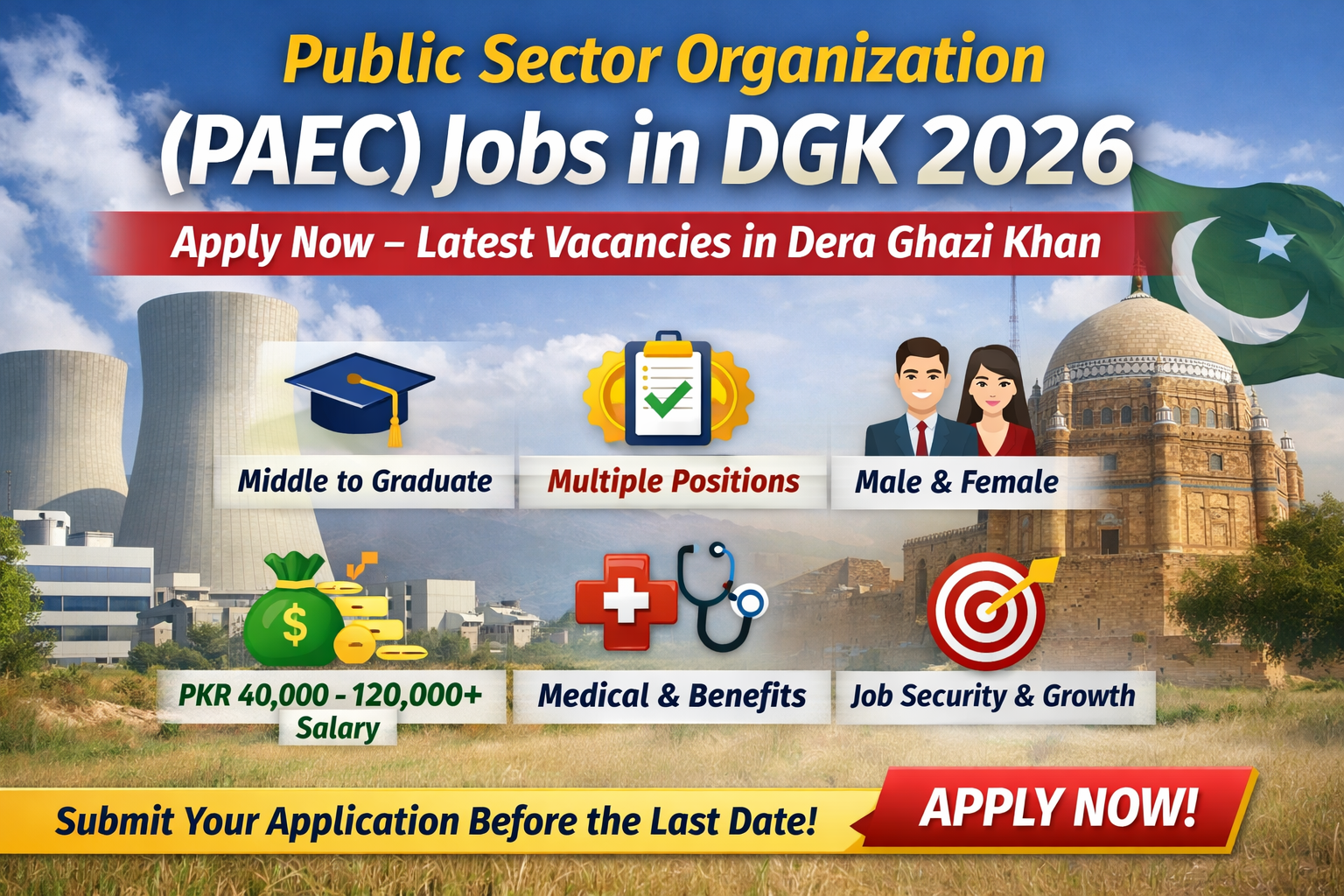 Public Sector Organization (PAEC) Jobs in DGK 2026