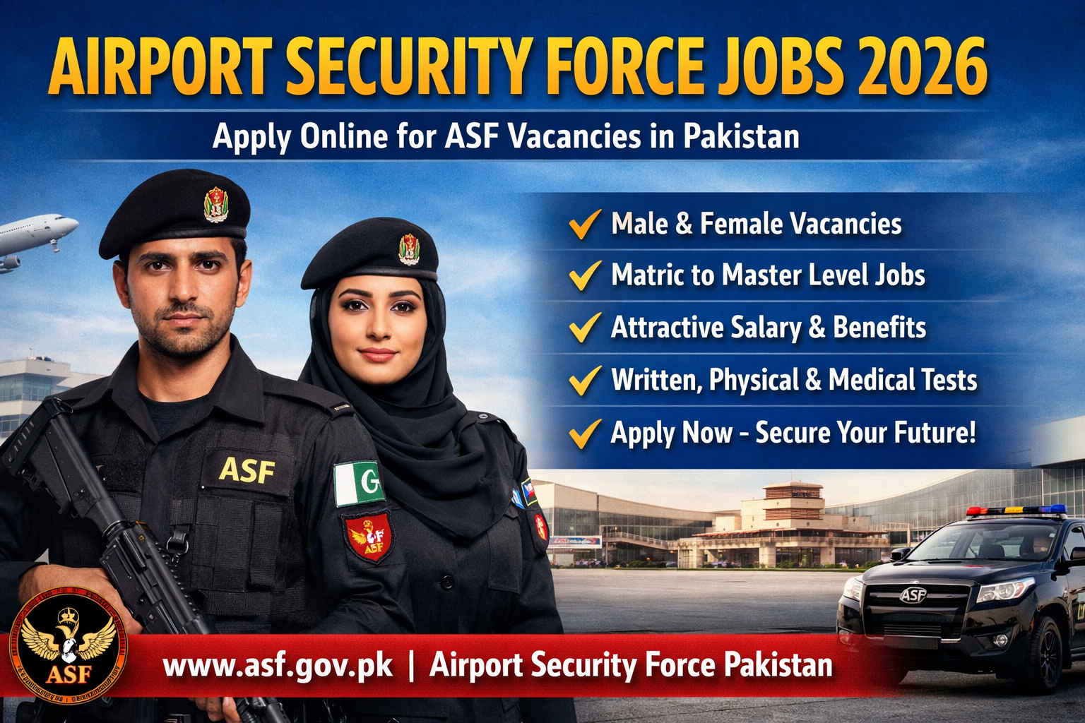 Airport Security Force Jobs 2026