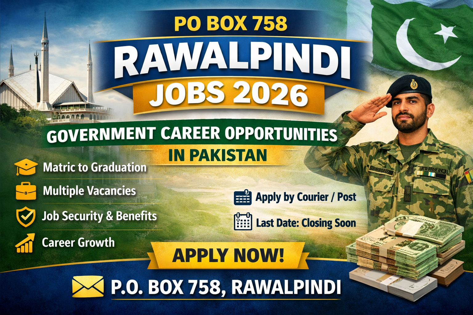 PO Box 758 Rawalpindi Jobs 2026