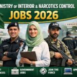 Ministry of Interior & Narcotics Control Jobs 2026